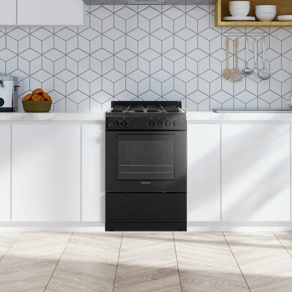 DR24V1BGLP Danby 24 Wide Gas Range in Black - Image 11