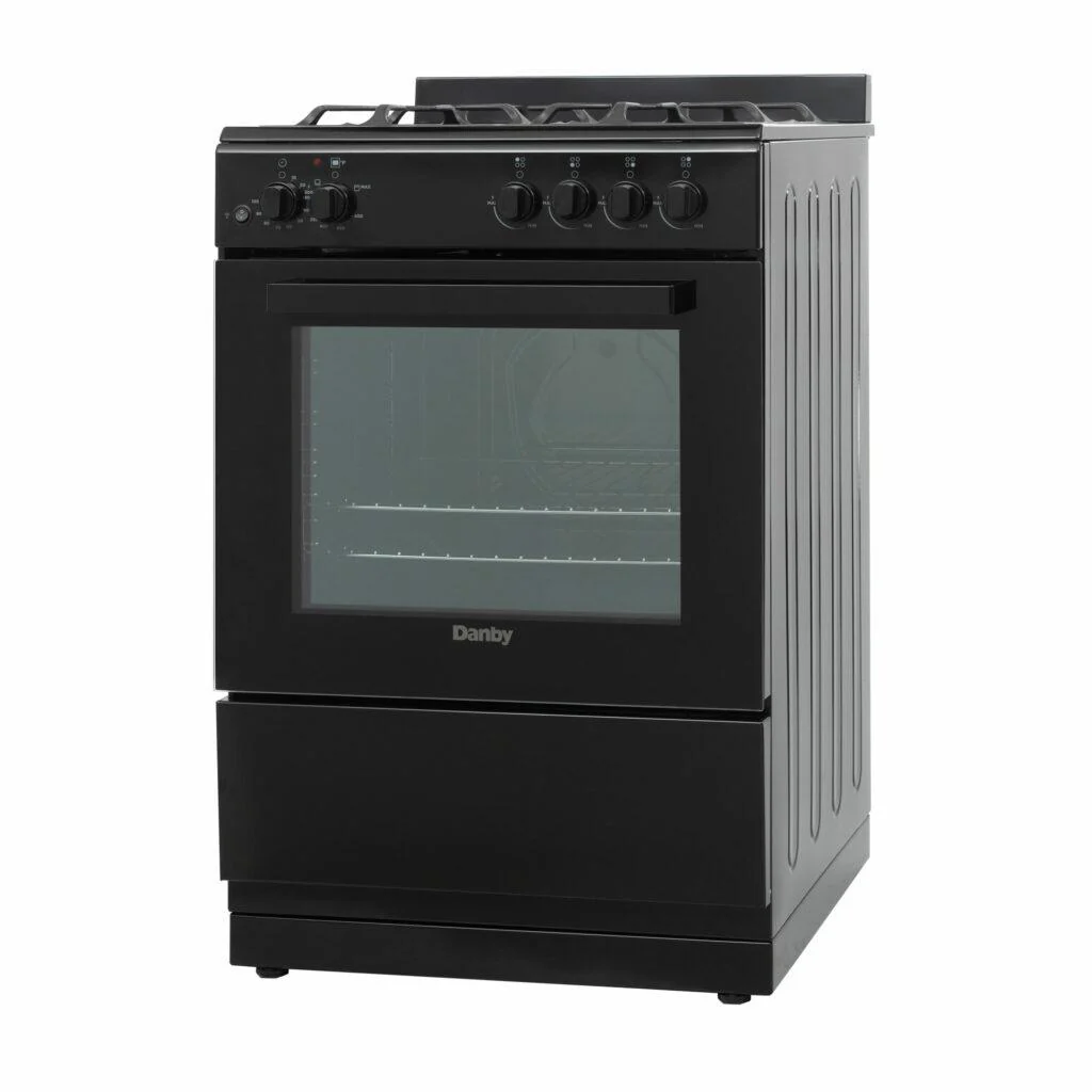 DR24V1BGLP Danby 24 Wide Gas Range in Black - Image 3