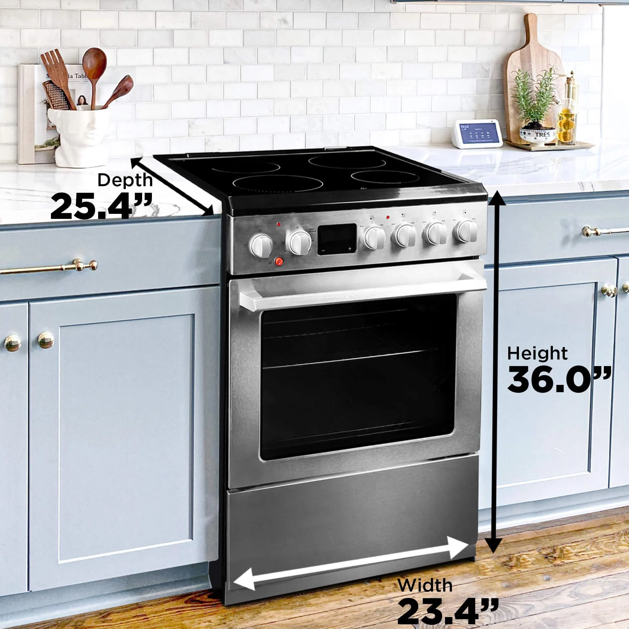 DRCA240BSS Danby 24-in TruAirFry Smooth top Slide-in Electric Range in Stainless Steel - Image 19