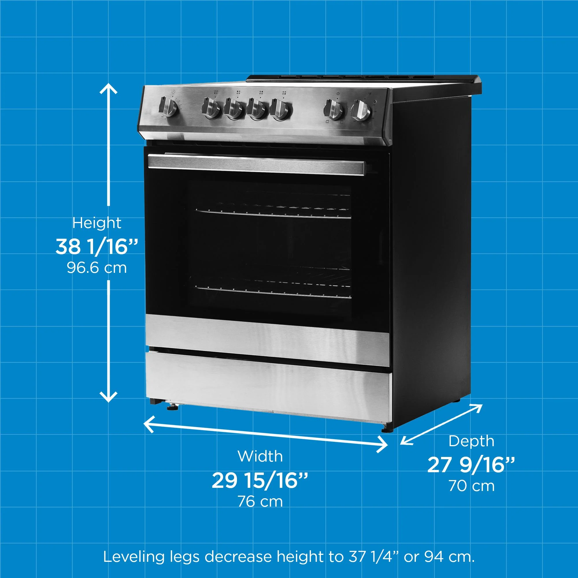 DRRM300BSS Danby 30 Slide in Smooth Top Electric Range with Knob Controls in Stainless Steel - Image 10