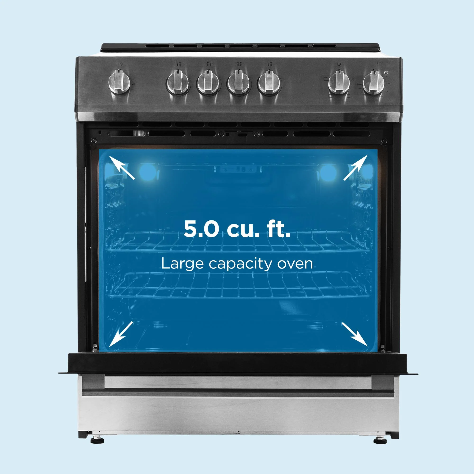 DRRM300BSS Danby 30 Slide in Smooth Top Electric Range with Knob Controls in Stainless Steel - Image 5