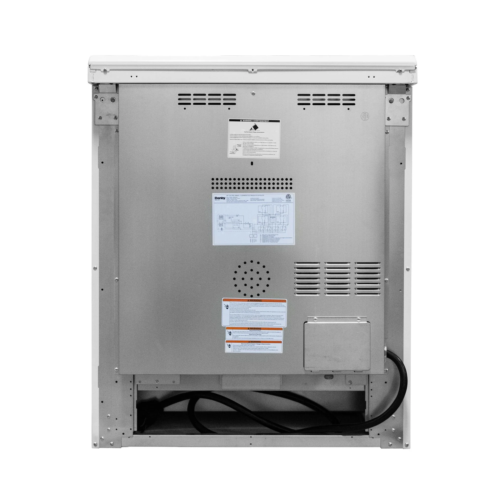 DRRM300W Danby 30 Slide in Smooth Top Electric Range with Knob Controls in White - Image 4