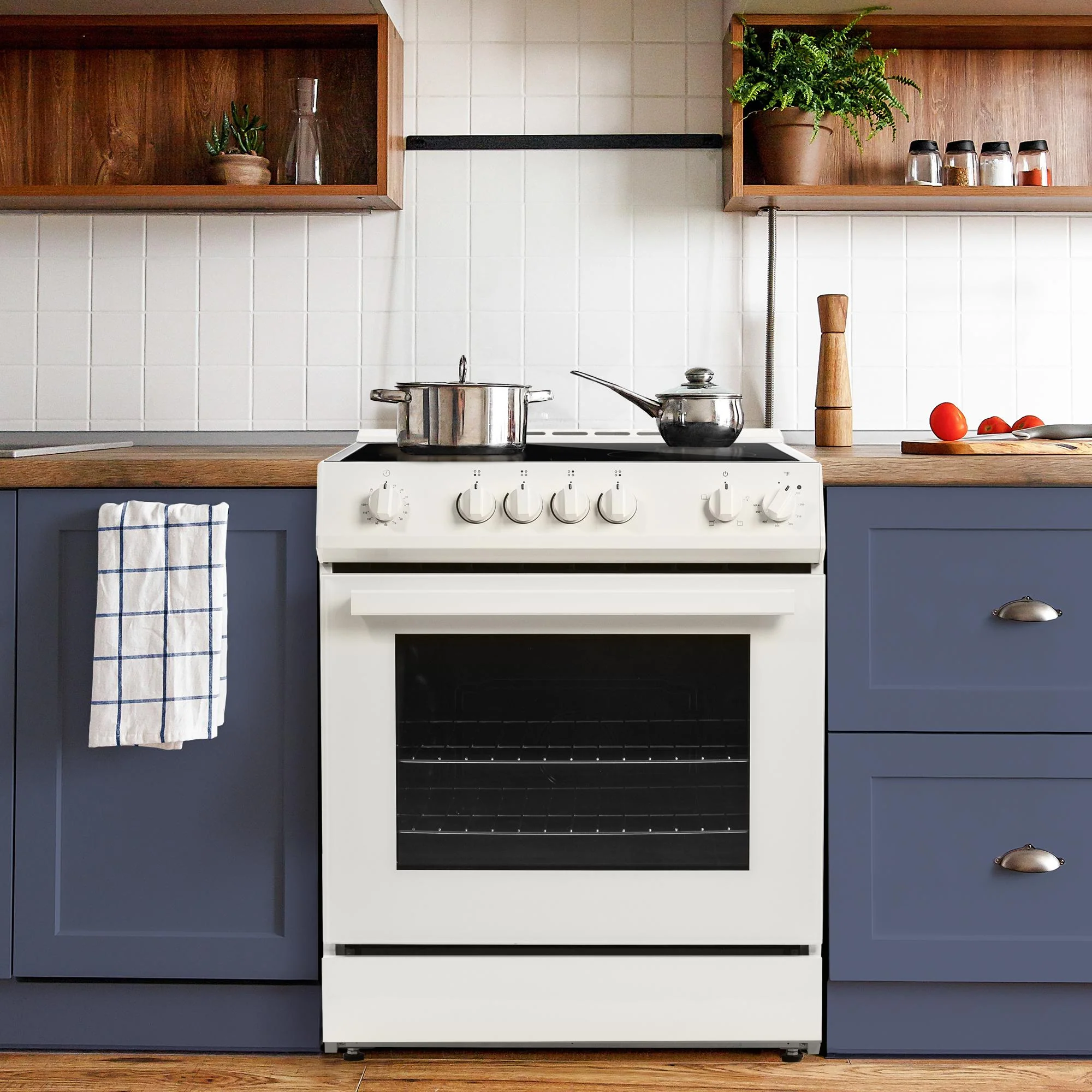 DRRM300W Danby 30 Slide in Smooth Top Electric Range with Knob Controls in White - Image 8
