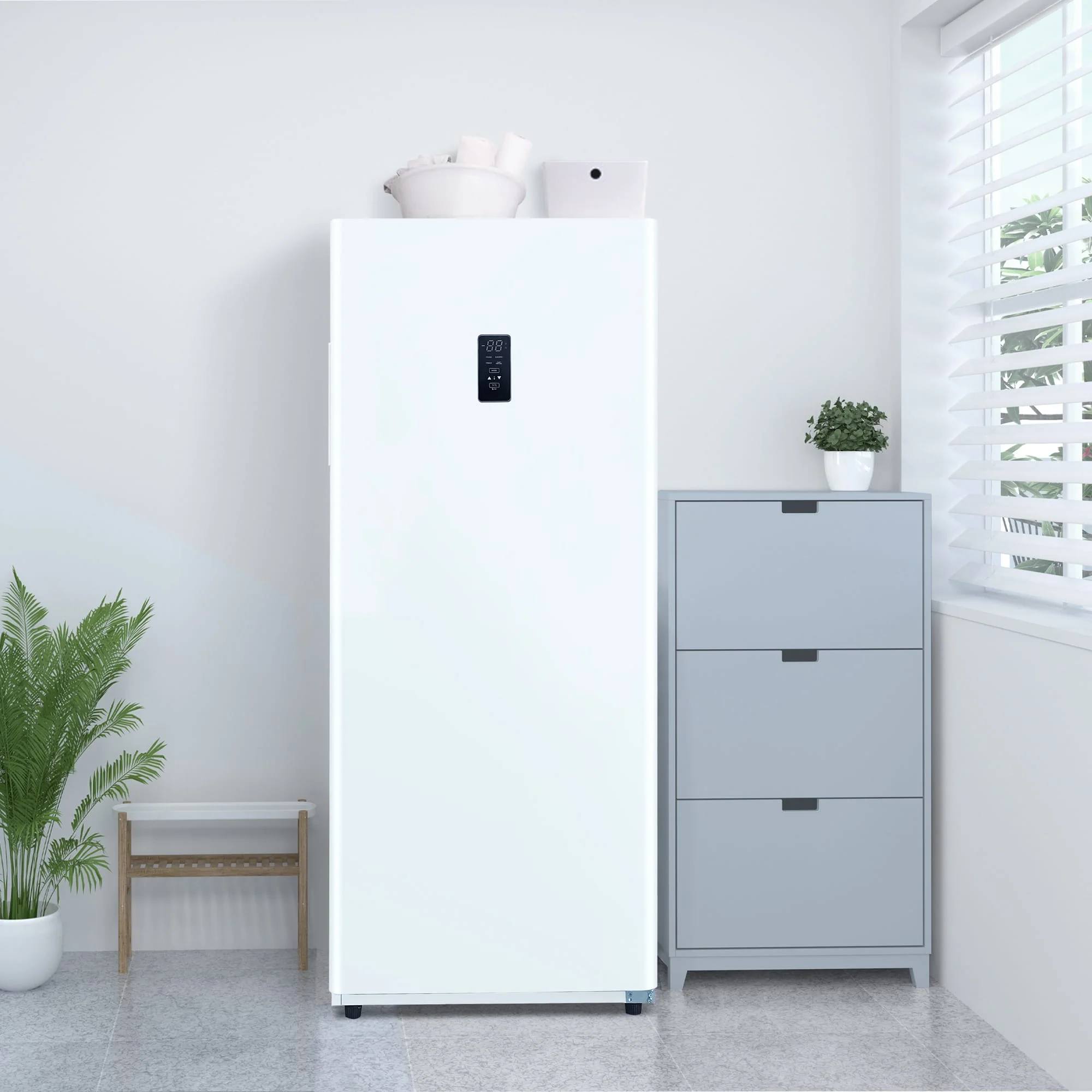 DUF140A1WDB Danby 14.0 cu. ft. Frost Free Convertible Upright Freezer in White - Image 10