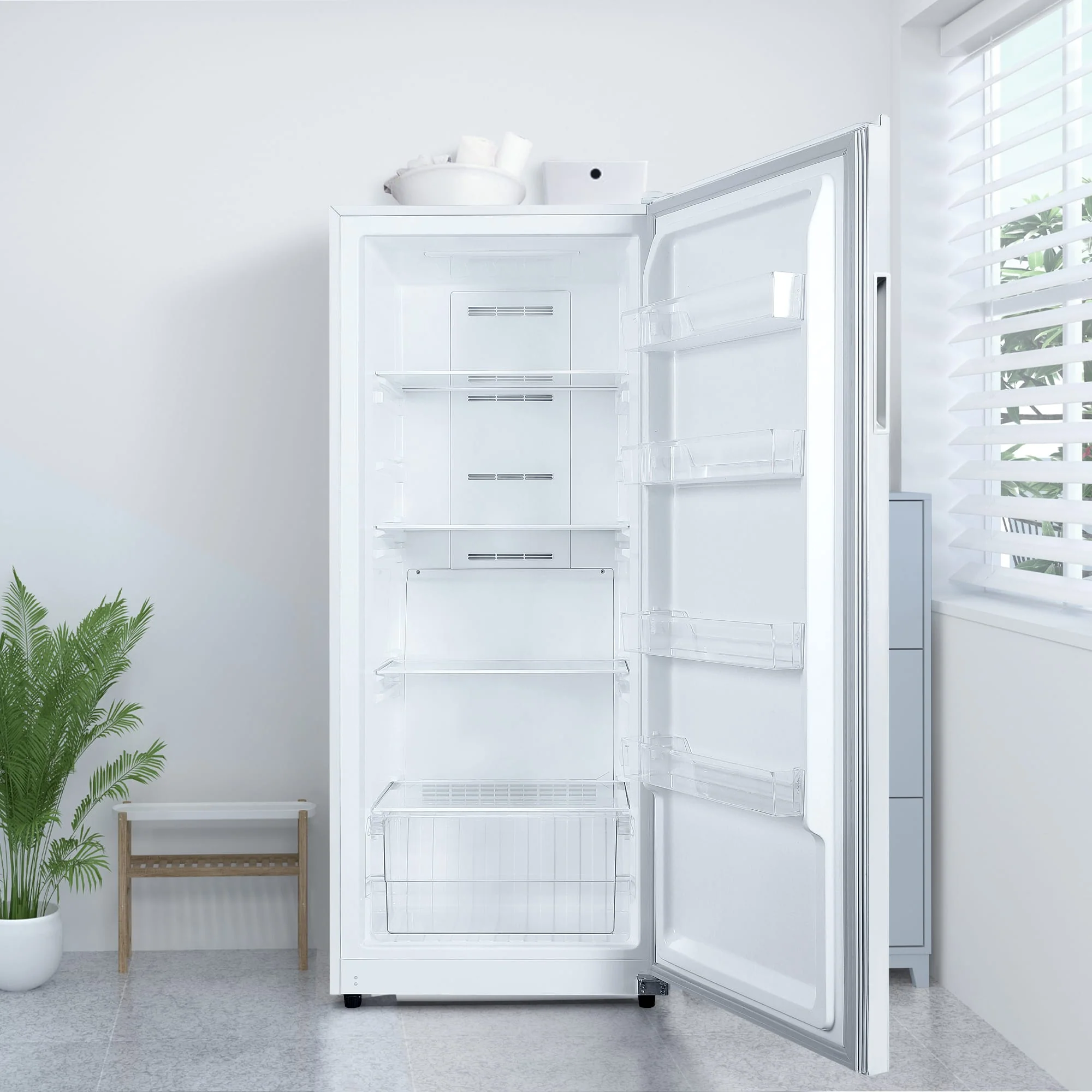 DUF140A1WDB Danby 14.0 cu. ft. Frost Free Convertible Upright Freezer in White - Image 11