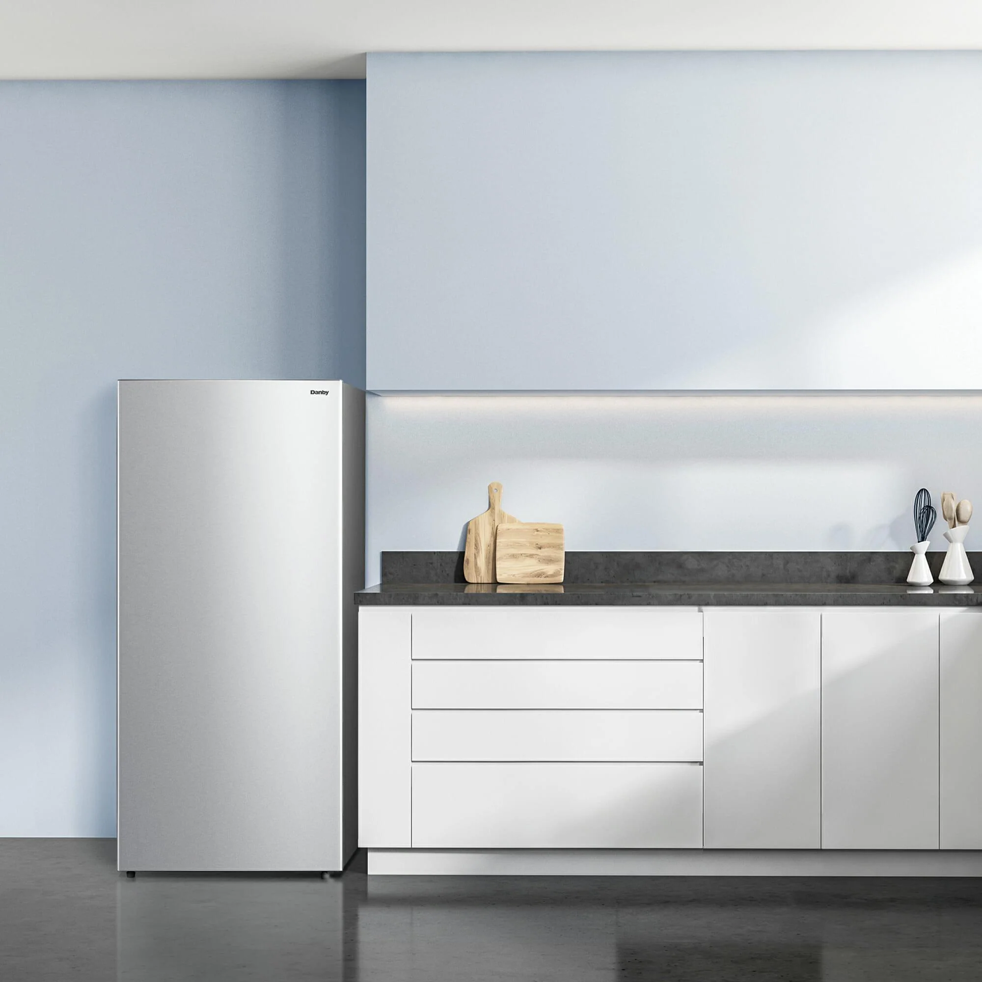 DUFM068A1SCDB Danby 6.8 cu. ft. Convertible Upright Freezer in Stainless Steel Look - Image 10