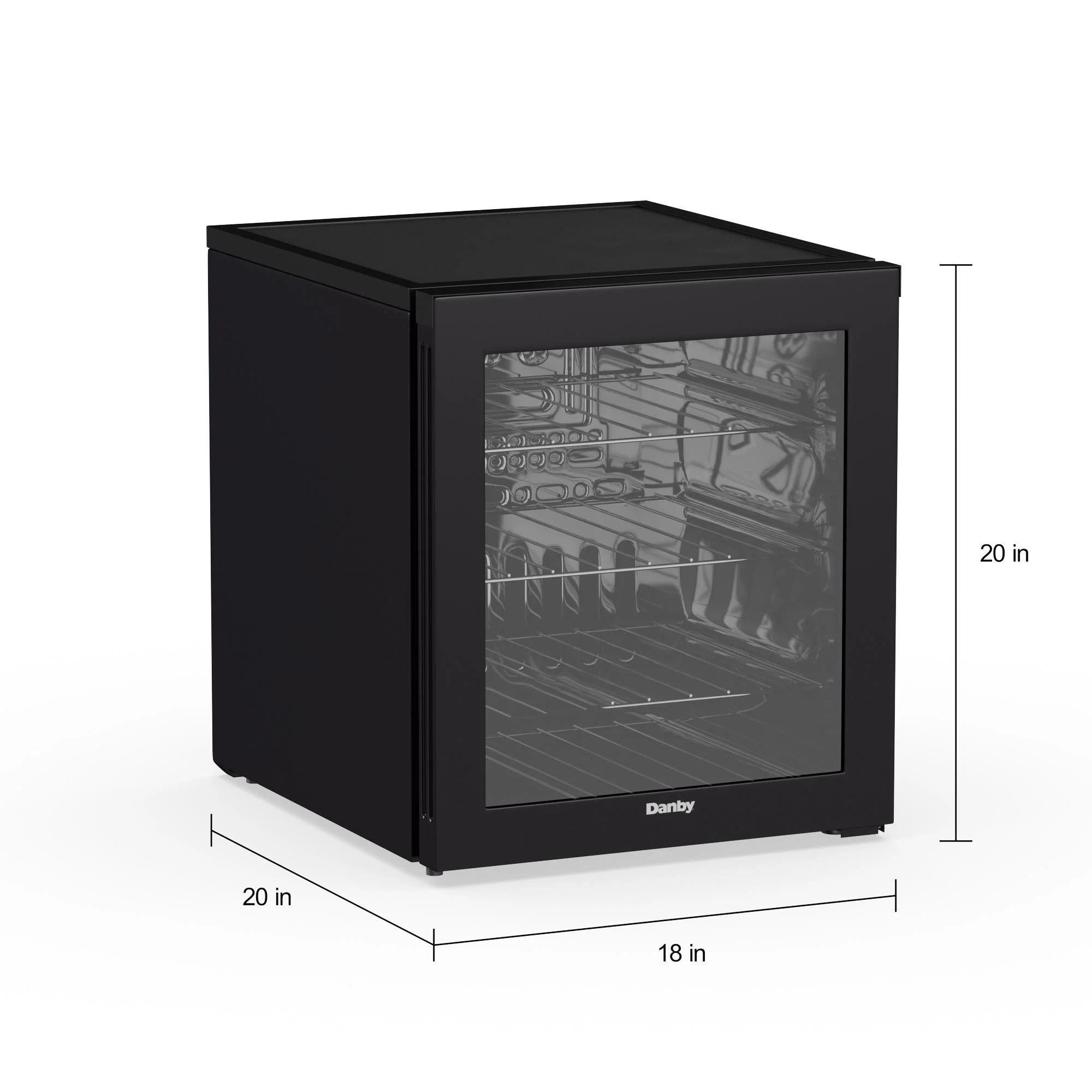 DWC018A1BDB Danby 16 Bottle Free-Standing Wine Cooler in Black - Image 7