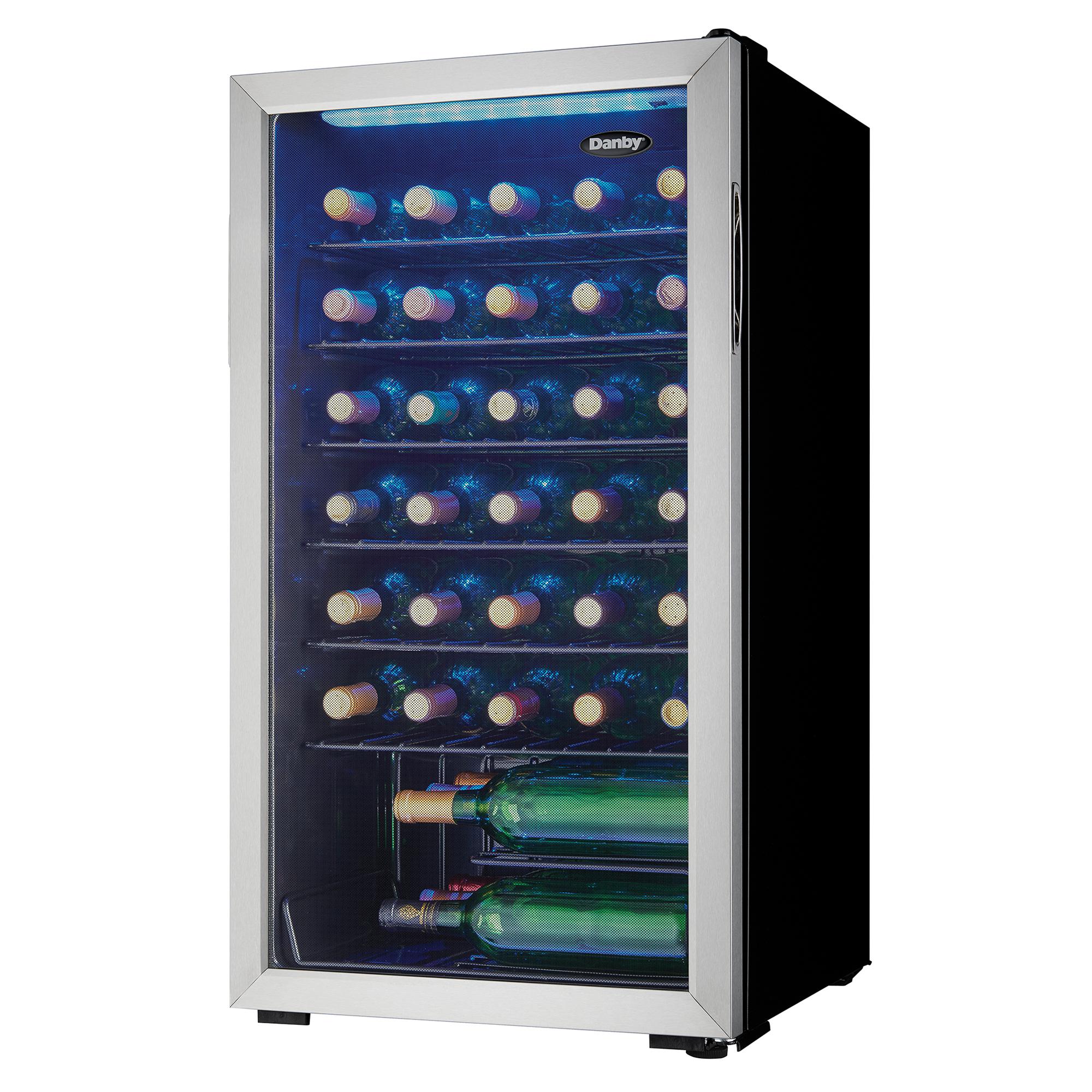 DWC036A1BSSDB6 Danby 36 Bottle Free-Standing Wine Cooler in Stainless Steel - Image 3