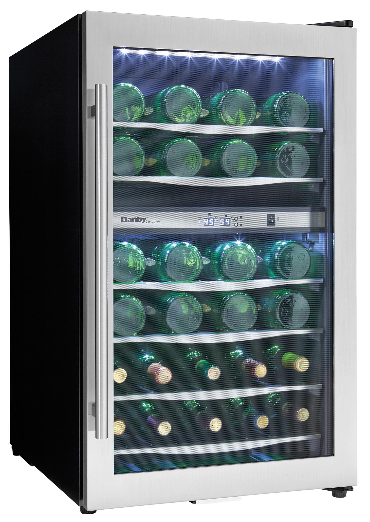 DWC040A3BSSDD Danby 38 Bottle Free-Standing Wine Cooler in Stainless Steel - Image 2