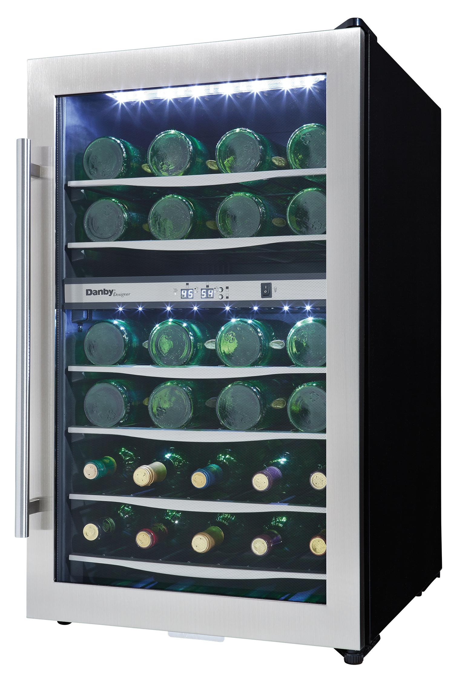 DWC040A3BSSDD Danby 38 Bottle Free-Standing Wine Cooler in Stainless Steel - Image 3