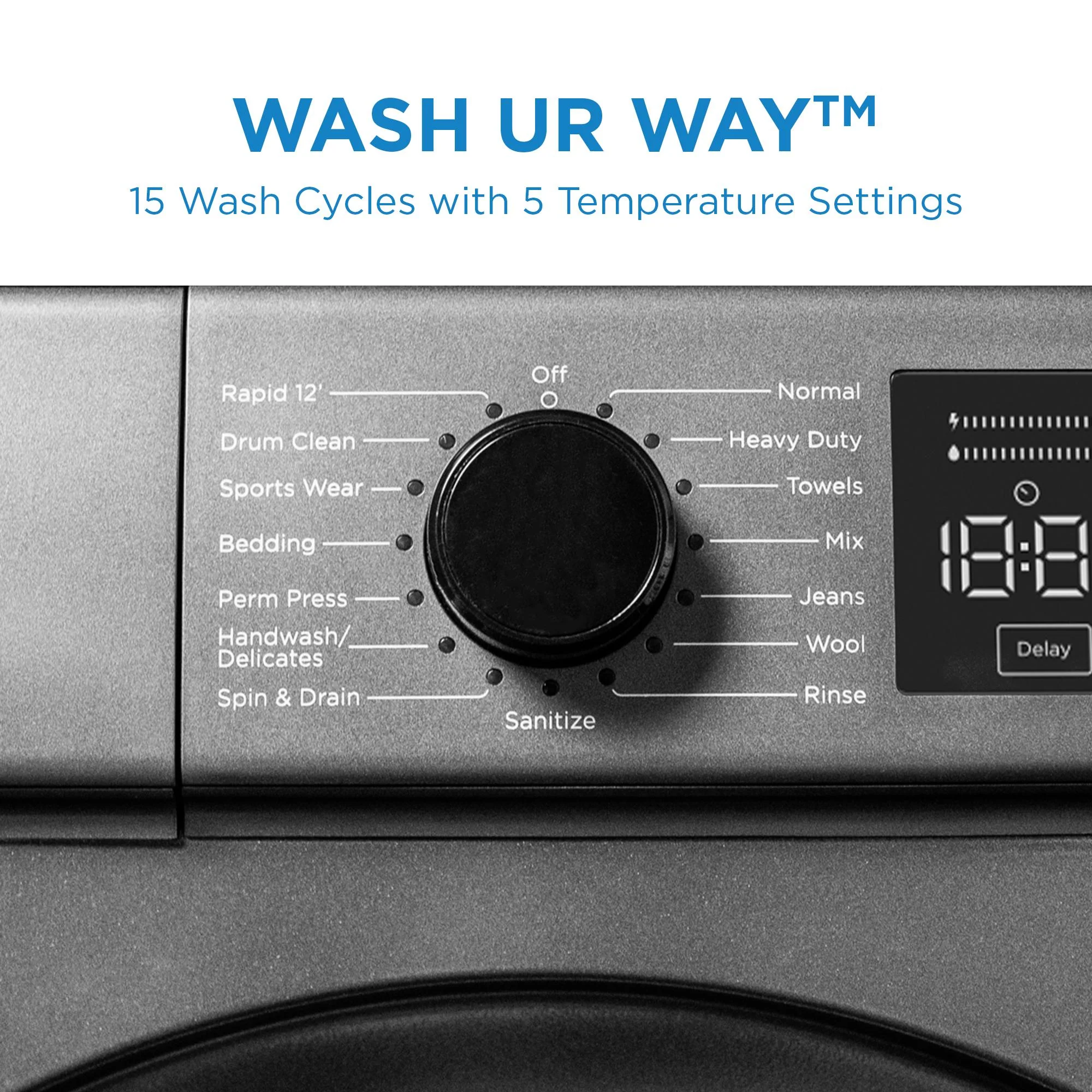 DWM022D1DSDB Danby 2.2 cu. ft. 24" Front Load Washing Machine - Image 11