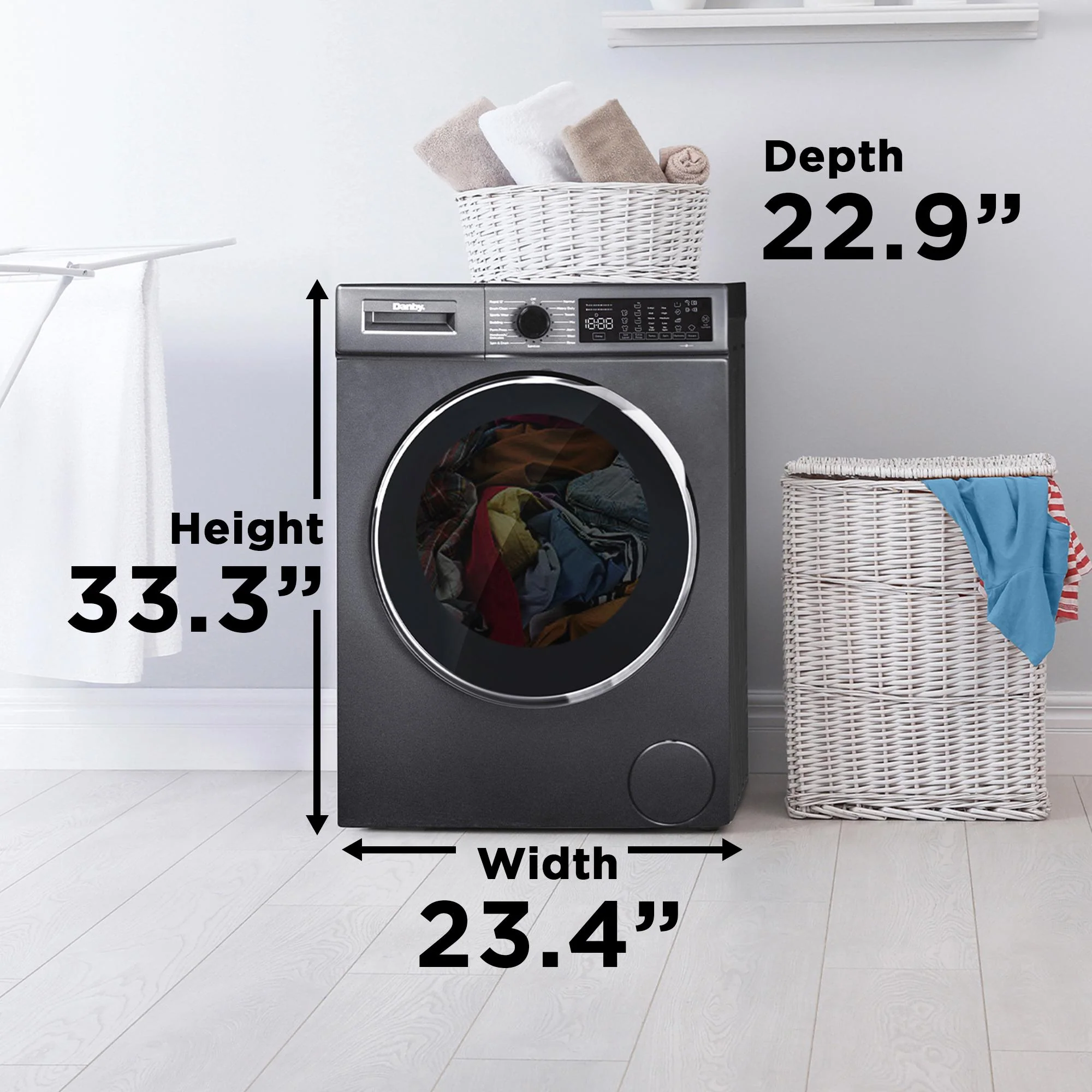 DWM022D1DSDB Danby 2.2 cu. ft. 24" Front Load Washing Machine - Image 19