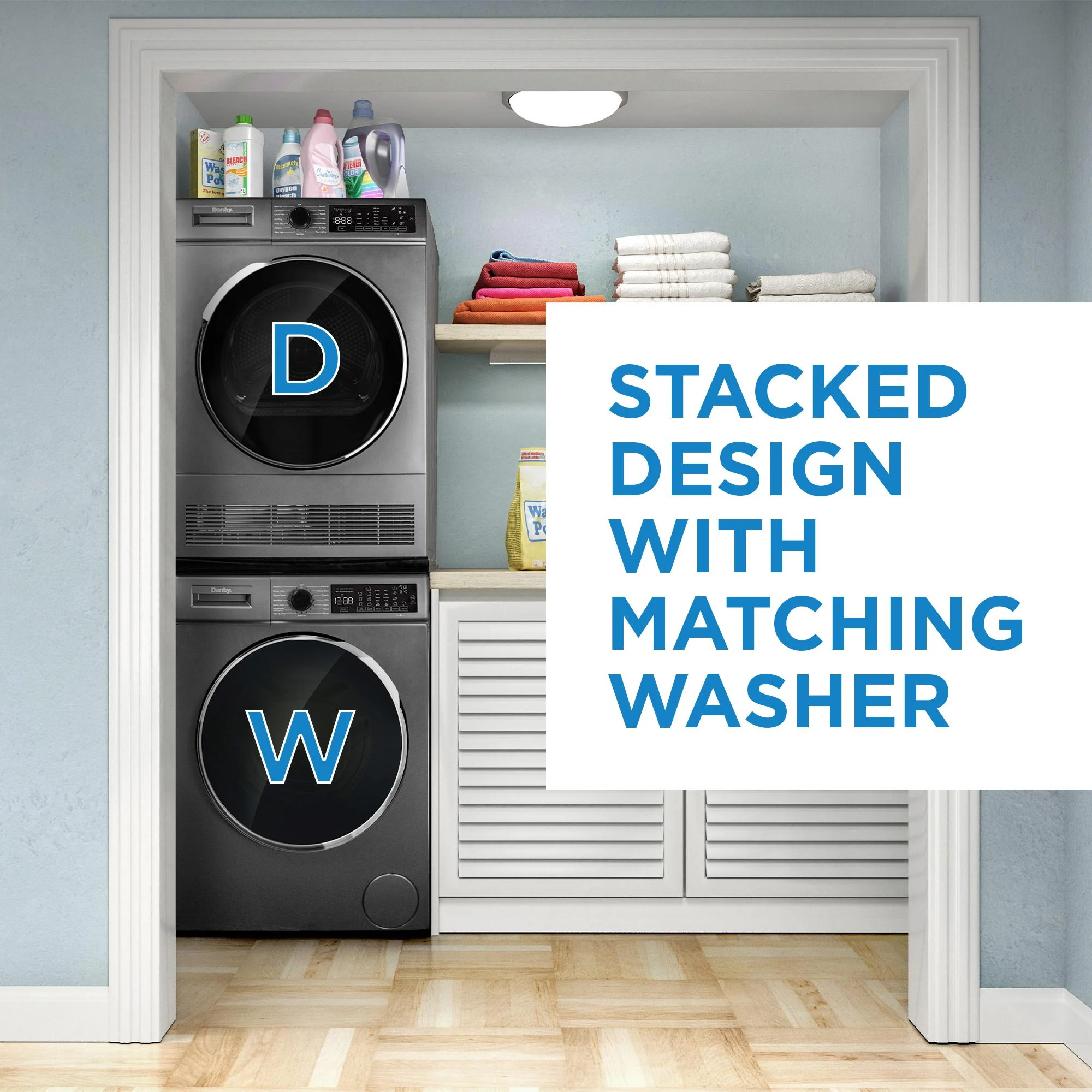 DWM022D1DSDB Danby 2.2 cu. ft. 24" Front Load Washing Machine - Image 8