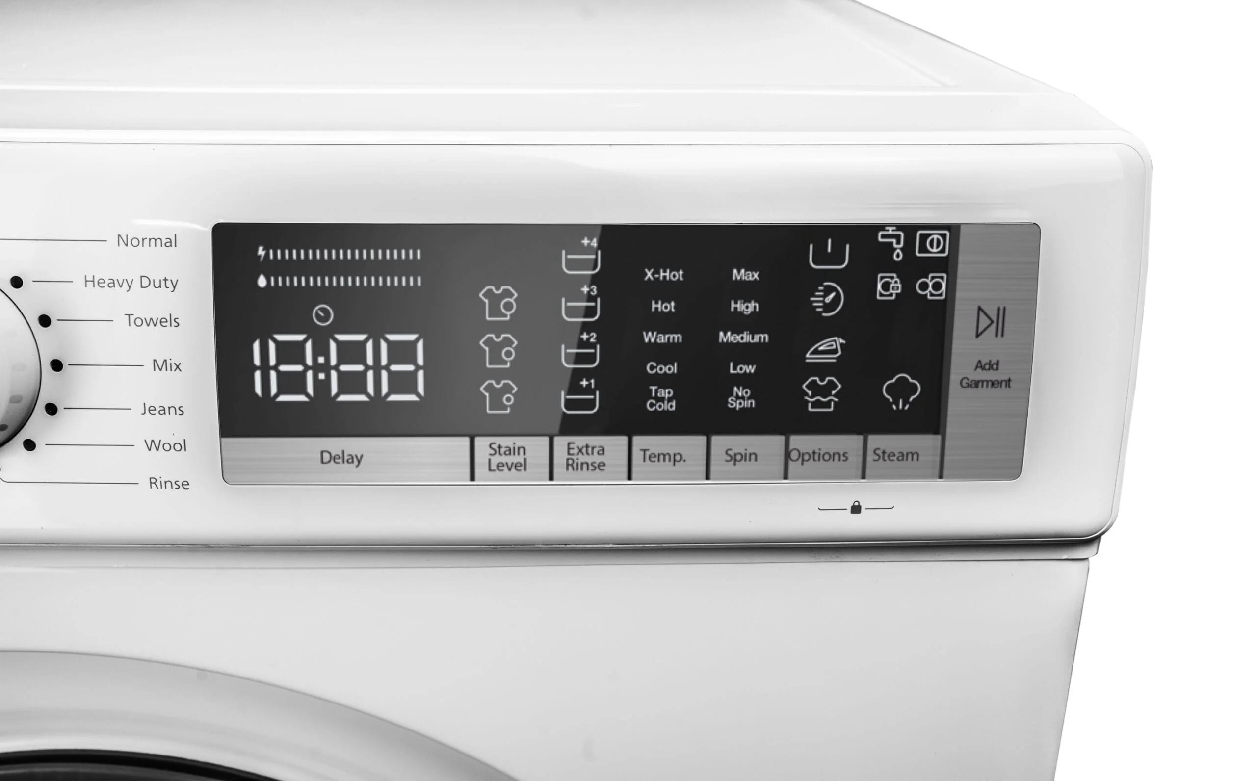 DWM022D3WDB Danby 24 Stackable Front Load Washer with Steam in White - Image 20