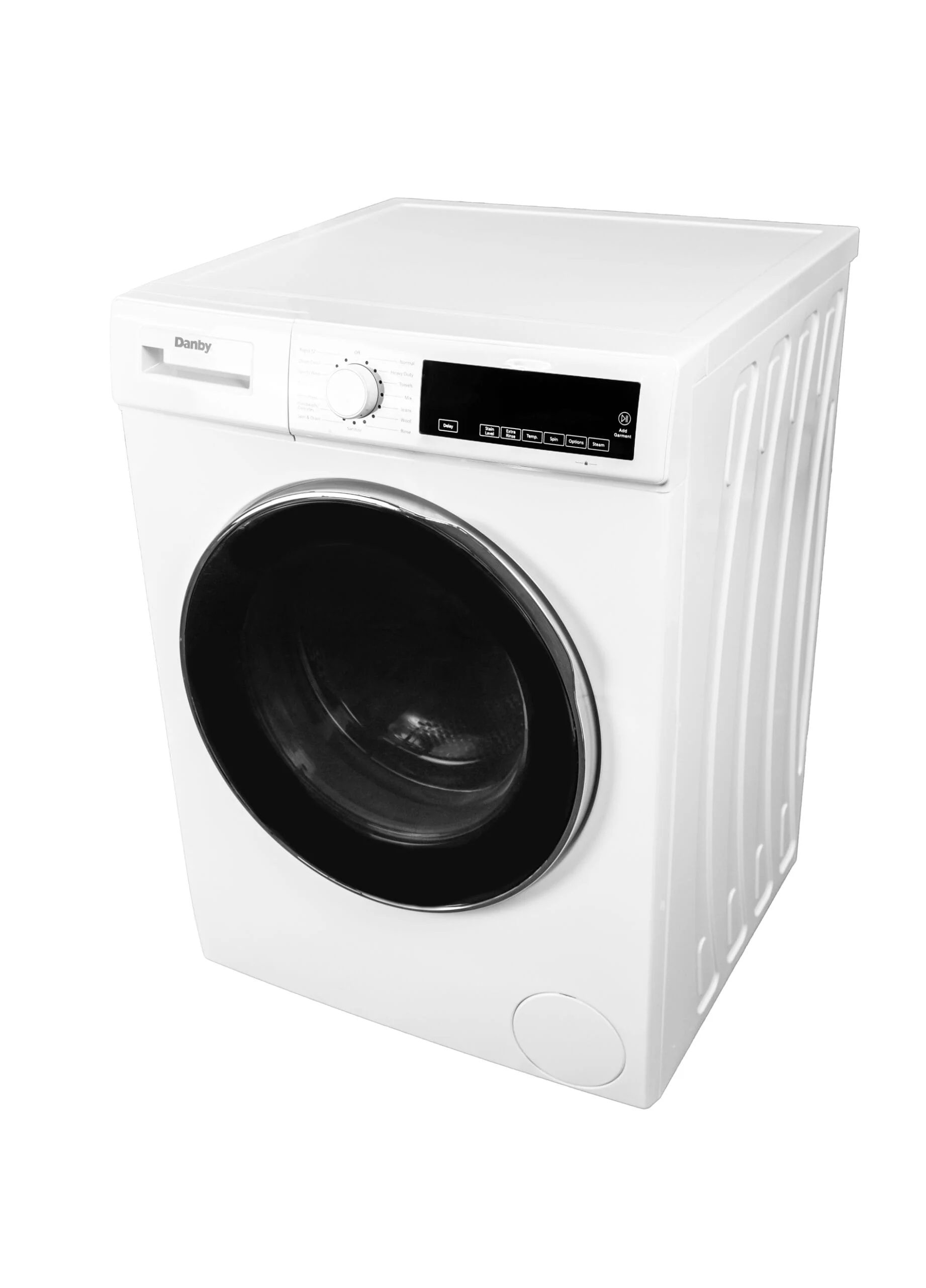 DWM022D3WDB Danby 24 Stackable Front Load Washer with Steam in White - Image 3
