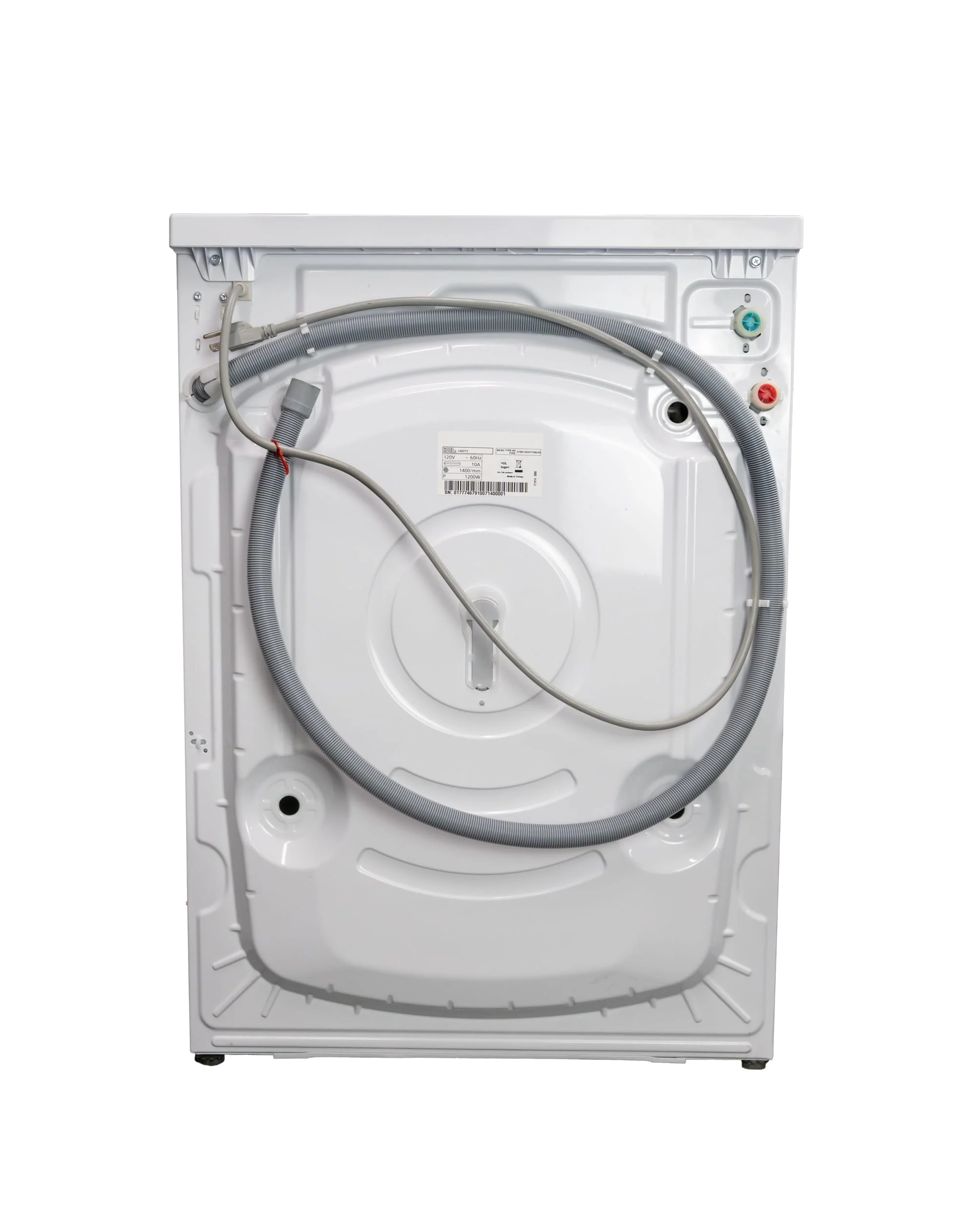 DWM022D3WDB Danby 24 Stackable Front Load Washer with Steam in White - Image 4