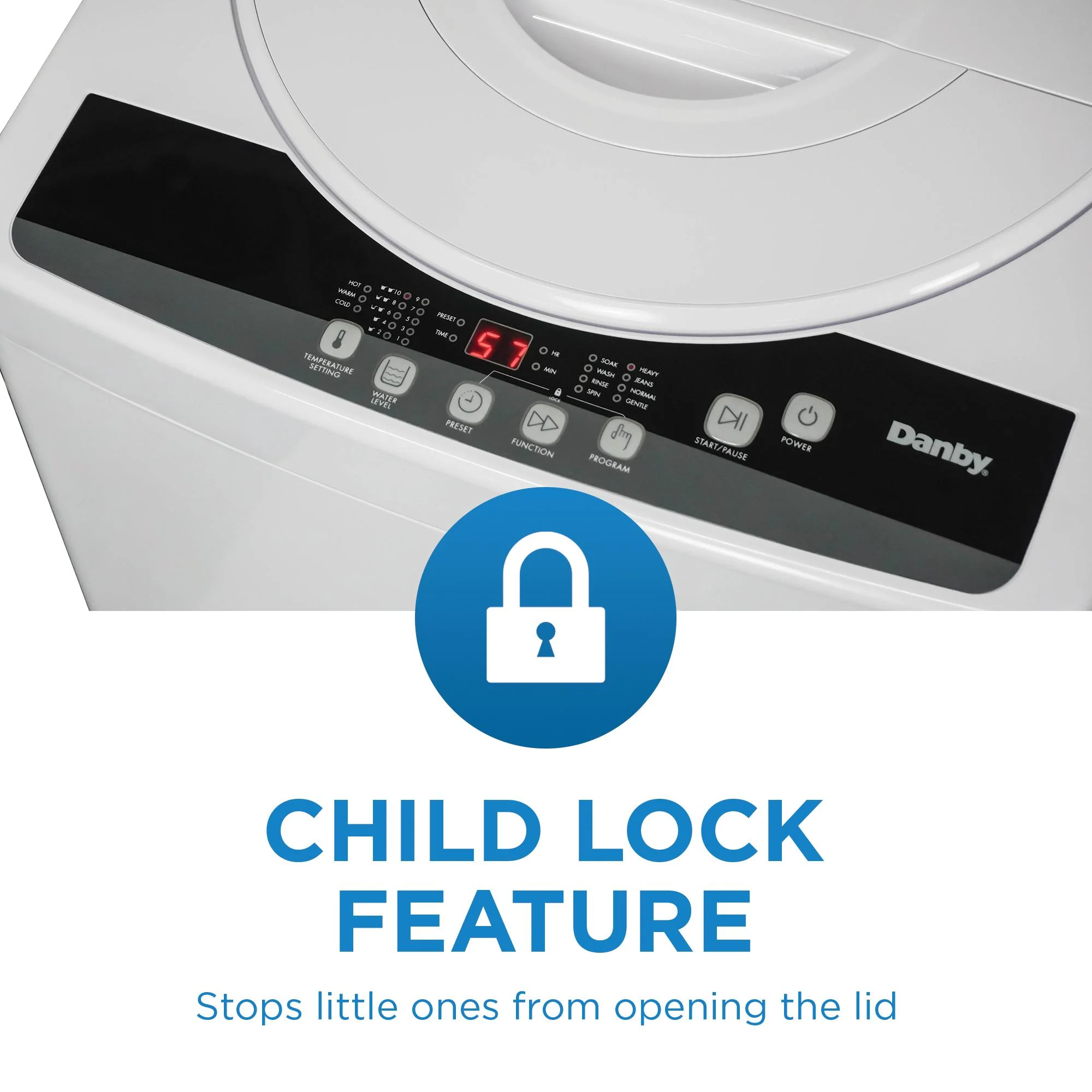 DWM065A1WDB6 Danby 1.8 cu. ft. Compact Top Load Washing Machine in White - Image 12