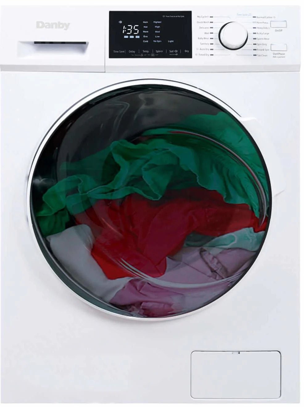DWM120WDB3 Danby 2.7 cu. ft. All-In-One Ventless Washer/Dryer in White