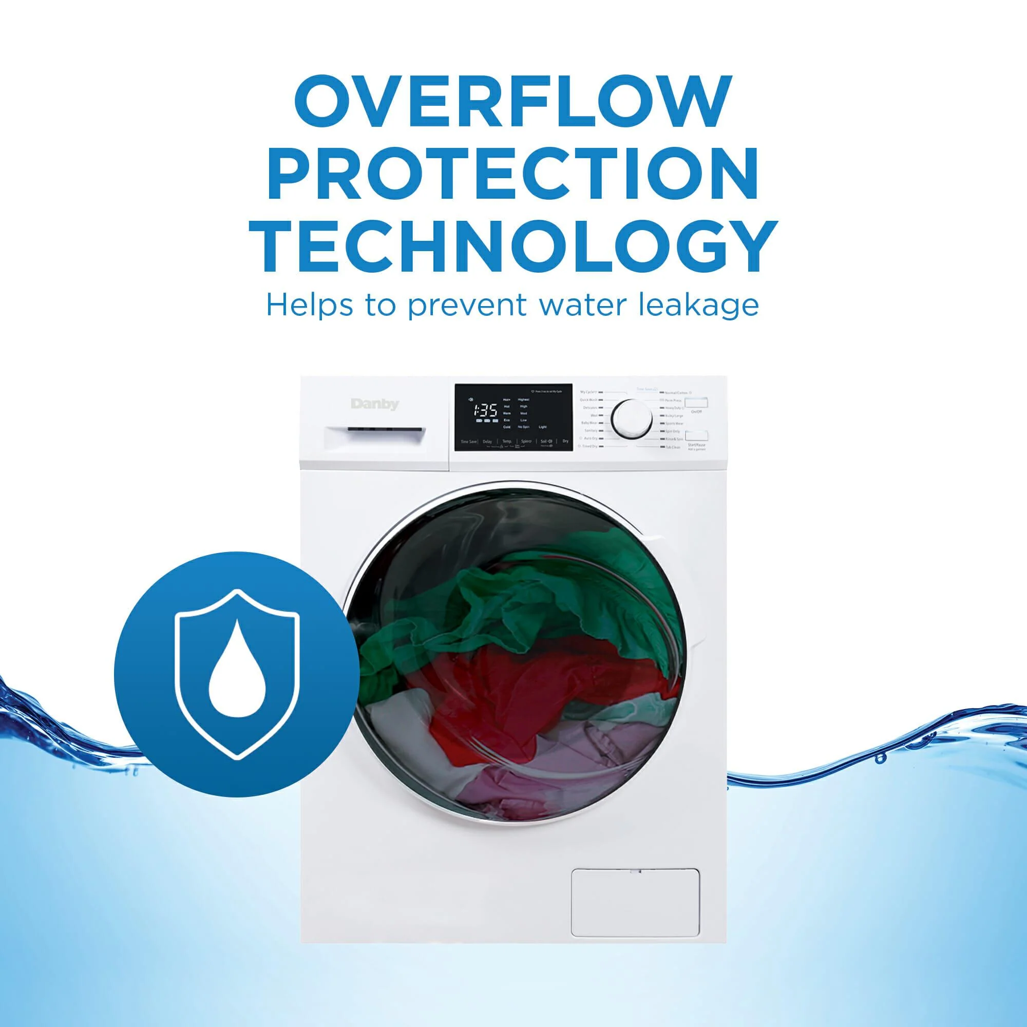 DWM120WDB3 Danby 2.7 cu. ft. All-In-One Ventless Washer/Dryer in White - Image 4