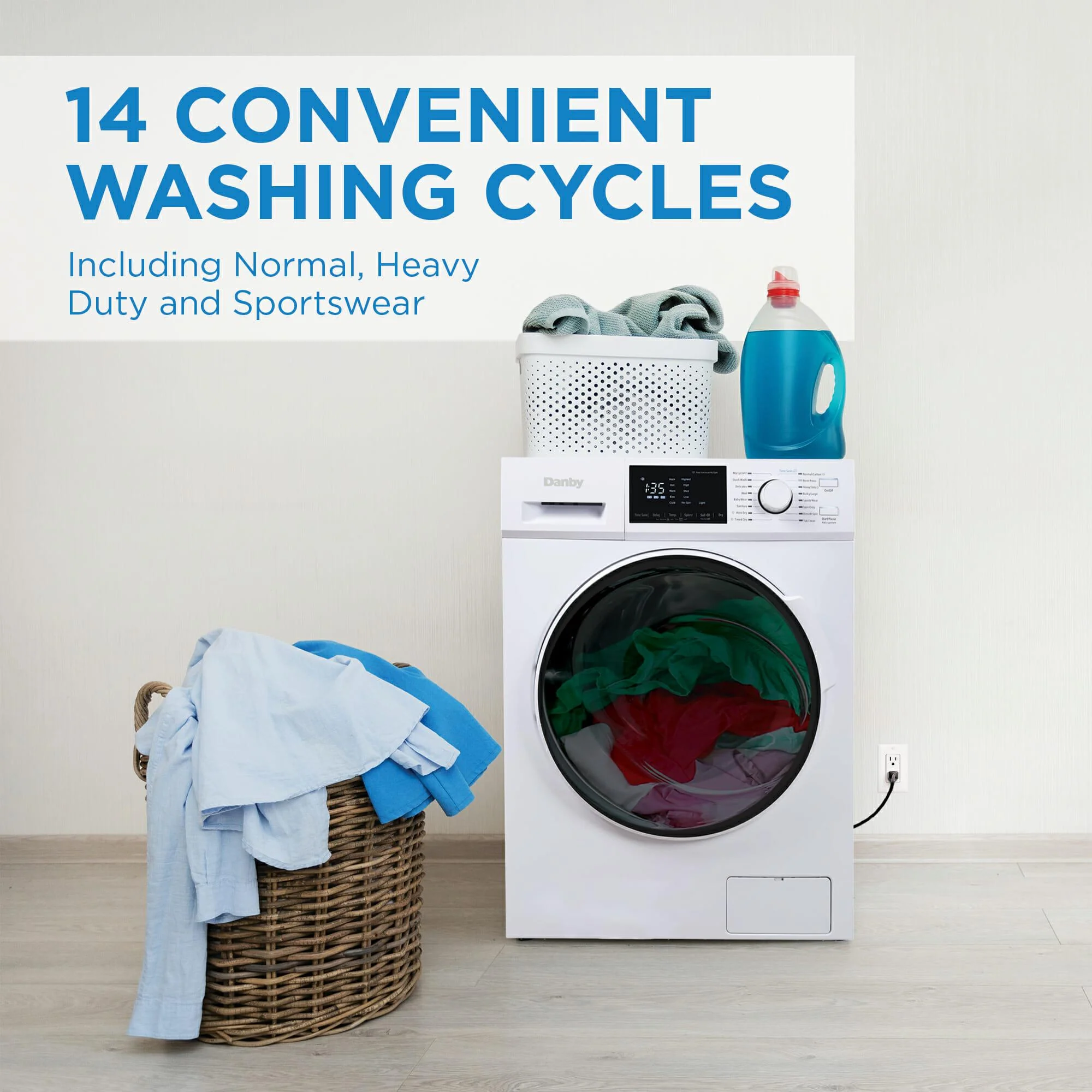 DWM120WDB3 Danby 2.7 cu. ft. All-In-One Ventless Washer/Dryer in White - Image 9
