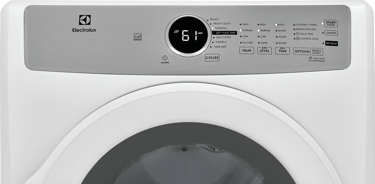 Electrolux ELFE7337AW Front Load Electric Dryer - 8.0 Cu. Ft. - Image 4