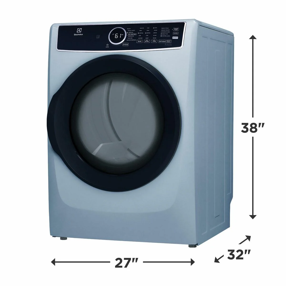 Electrolux ELFE7437AG Front Load Perfect Steam™ Electric Dryer with Instant Refresh - 8.0 Cu. Ft. - Image 2