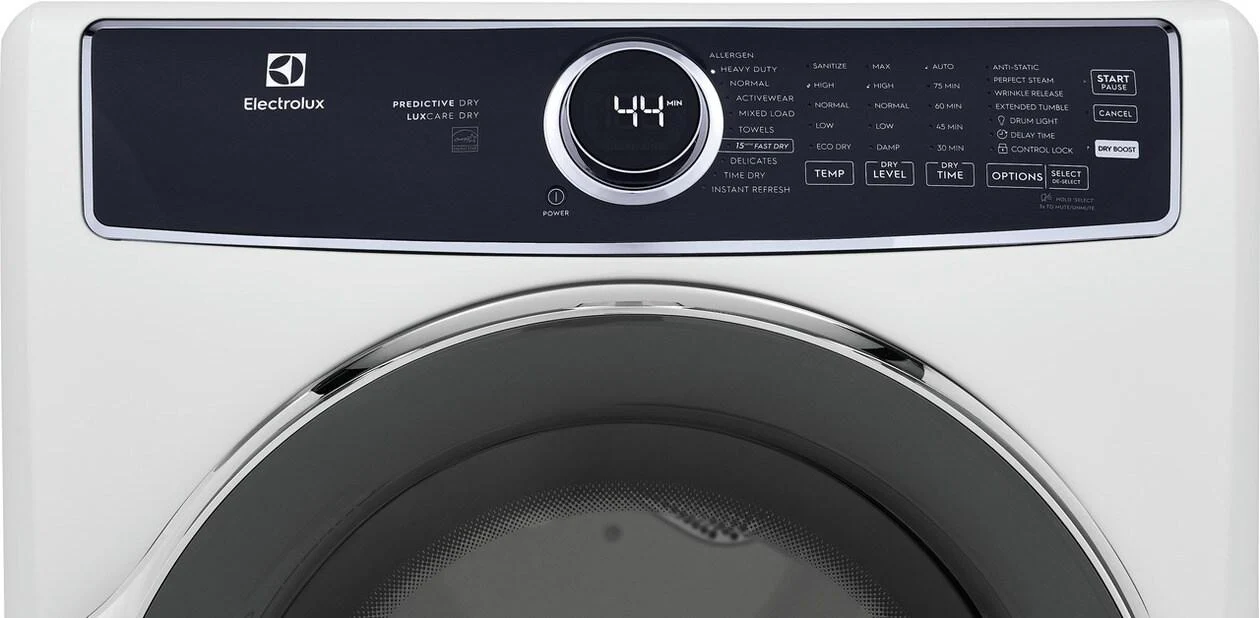 Electrolux ELFE7537AW Front Load Perfect Steam™ Electric Dryer with Predictive Dry™ and Instant Refresh - 8.0 Cu. Ft. - Image 4