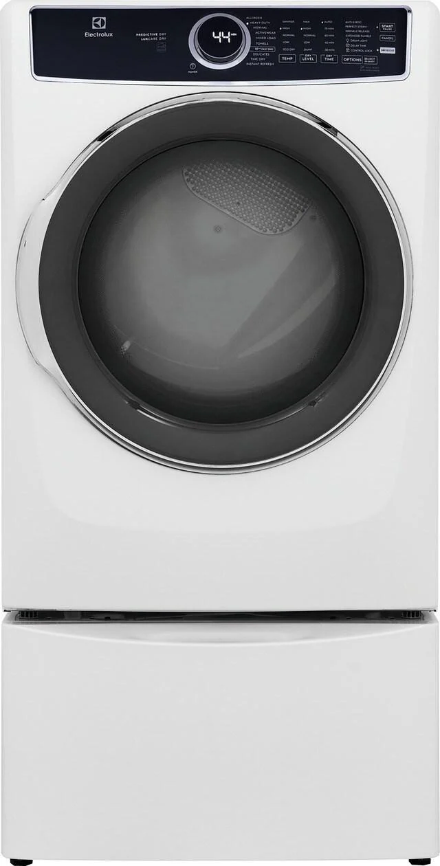 Electrolux ELFE7537AW Front Load Perfect Steam™ Electric Dryer with Predictive Dry™ and Instant Refresh - 8.0 Cu. Ft. - Image 9