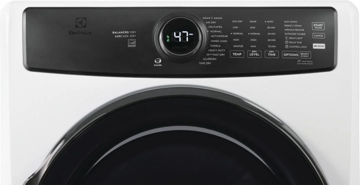 Electrolux ELFE7738AW Front Load Perfect Steam™ Electric Dryer with Balanced Dry™ and Instant Refresh - 8.0 Cu. Ft. - Image 4