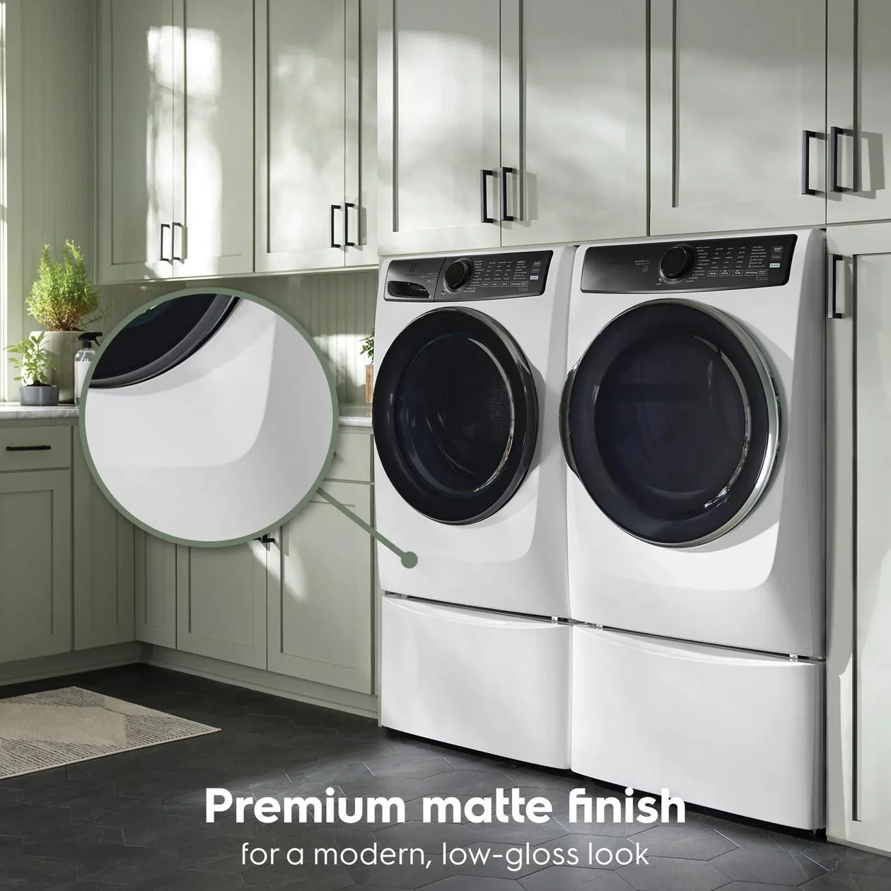 Electrolux ELFE7738MW Front Load Perfect Steam™ Electric Dryer with Balanced Dry™ and Instant Refresh - 8.0 Cu. Ft. - Image 4