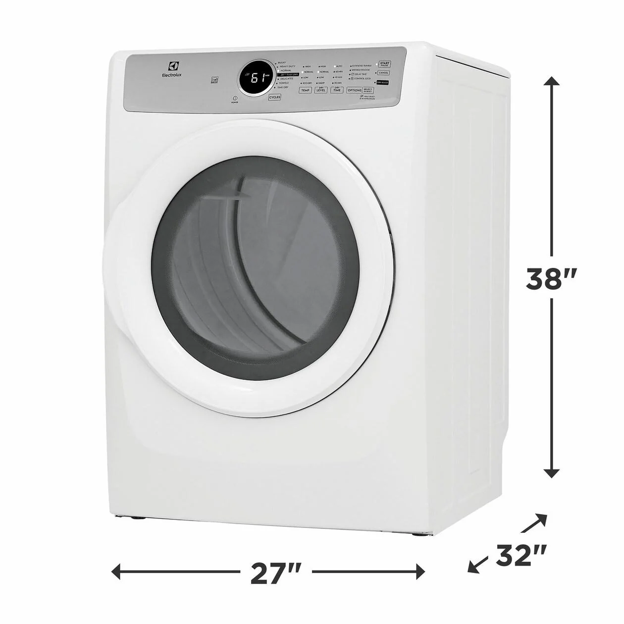 Electrolux ELFG7337AW Front Load Gas Dryer - 8.0 Cu. Ft. - Image 2