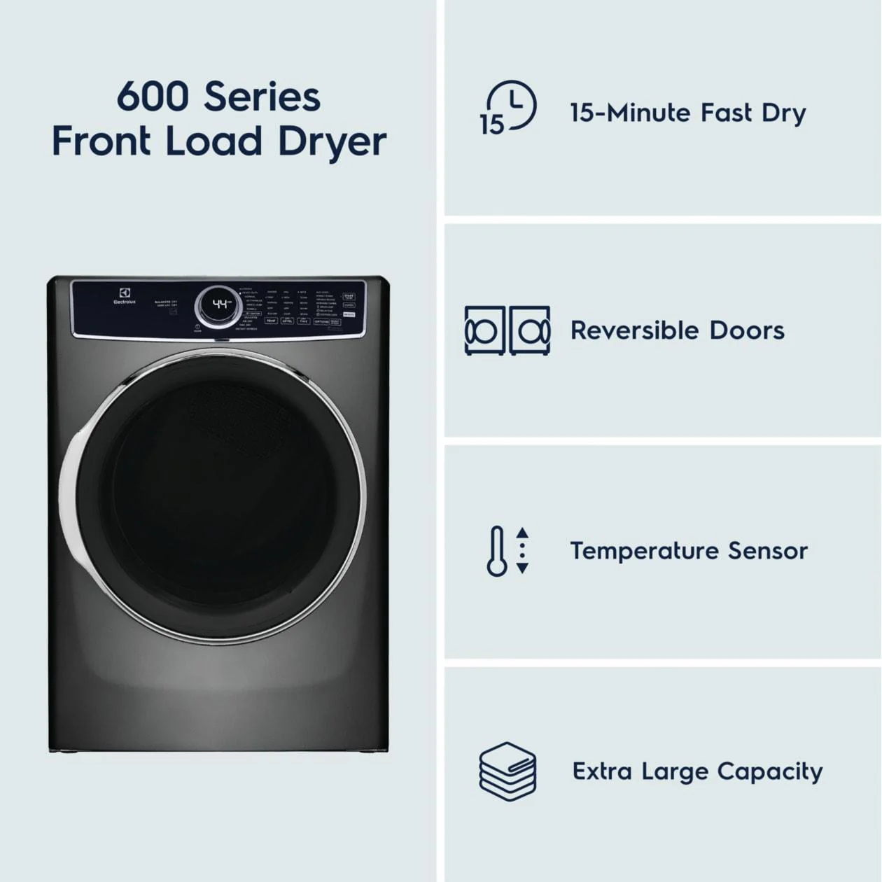 Electrolux ELFG7637AT Front Load Perfect Steam™ Gas Dryer with LuxCare® Dry and Instant Refresh - 8.0 Cu. Ft. - Image 8