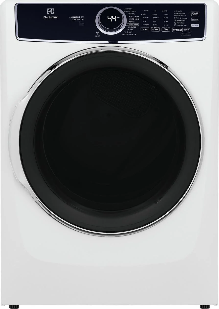 Electrolux ELFG7637AW Front Load Perfect Steam™ Gas Dryer with LuxCare® Dry and Instant Refresh - 8.0 Cu. Ft.