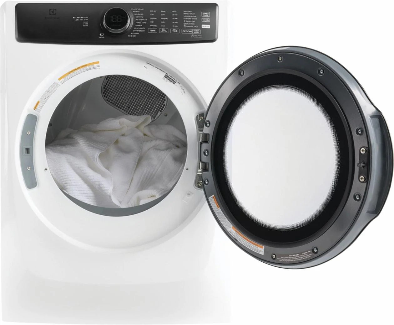 Electrolux ELFG7738AW Front Load Perfect Steam™ Gas Dryer with LuxCare® Dry and Instant Refresh - 8.0 Cu. Ft. - Image 9