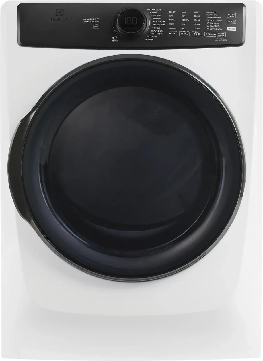 Electrolux ELFG7738MW Front Load Perfect Steam™ Gas Dryer with LuxCare® Dry and Instant Refresh - 8.0 Cu. Ft.