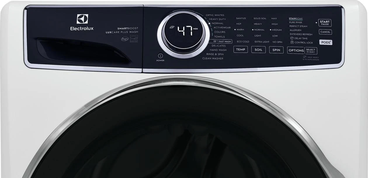 Electrolux ELFW7637AW Front Load Perfect Steam™ Washer with LuxCare® Plus Wash and SmartBoost® - 4.5 Cu. Ft. - Image 7