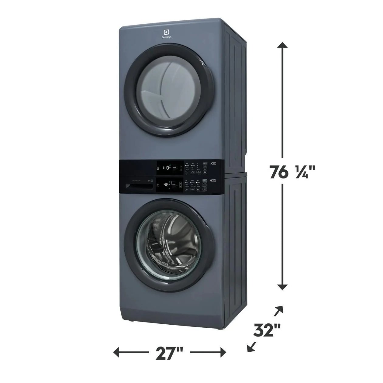 Electrolux ELTE7300AD Laundry Tower Single Unit Front Load 4.4 Cu. Ft. Washer & 8 Cu. Ft. Electric Dryer - Image 3