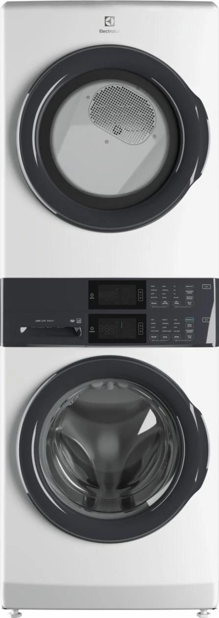 Electrolux ELTE7300AW Laundry Tower Single Unit Front Load 4.4 Cu. Ft. Washer & 8 Cu. Ft. Electric Dryer