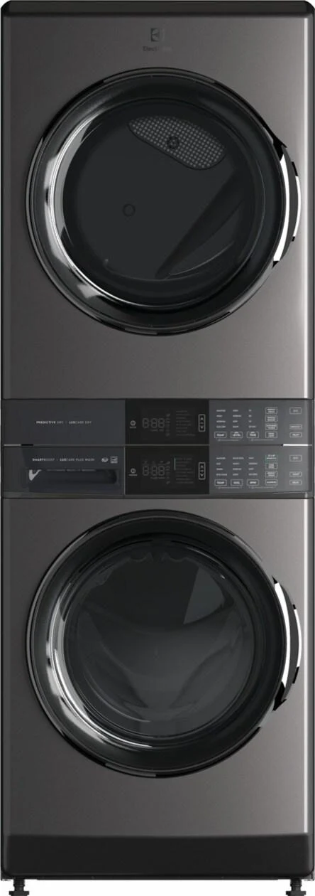 Electrolux ELTE7600AT Laundry Tower Single Unit Front Load 4.5 Cu. Ft. Washer & 8 Cu. Ft. Electric Dryer