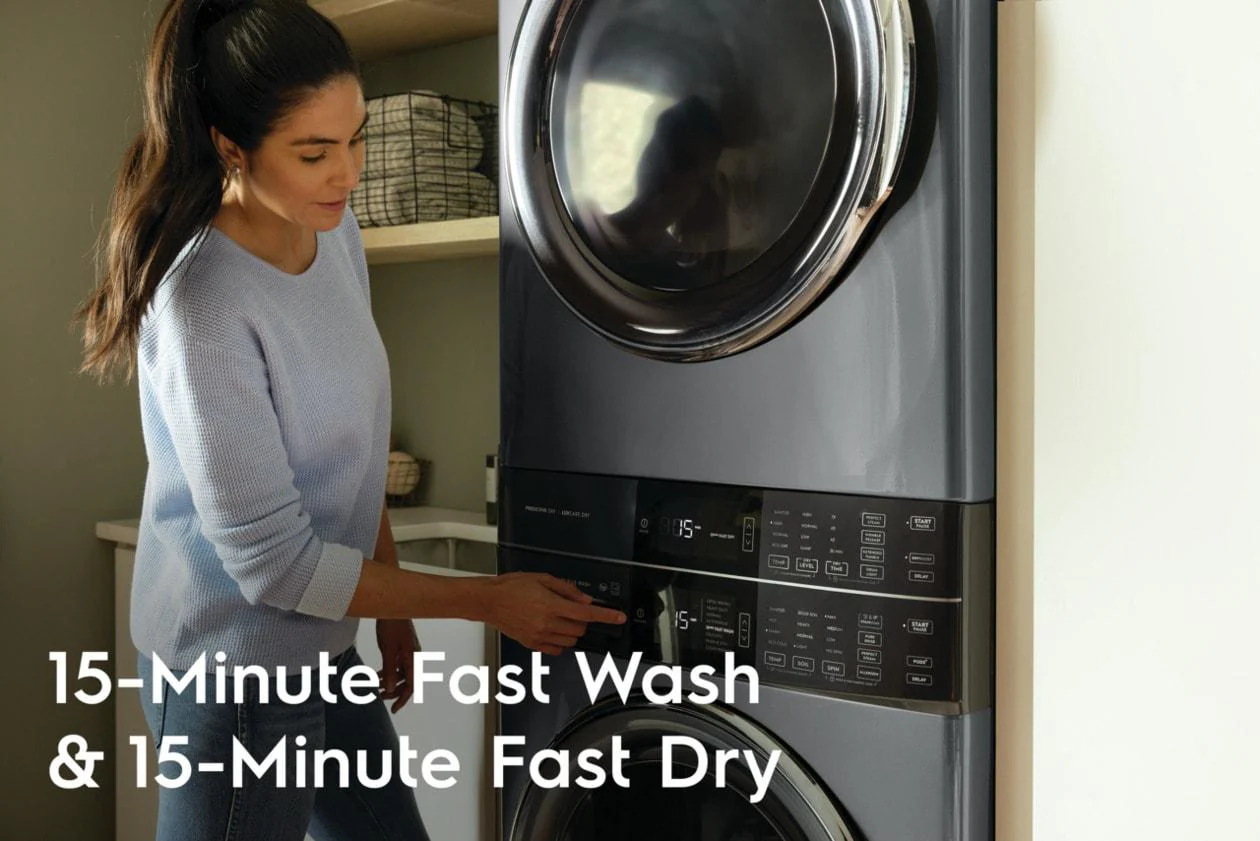 Electrolux ELTE7600AT Laundry Tower Single Unit Front Load 4.5 Cu. Ft. Washer & 8 Cu. Ft. Electric Dryer - Image 12
