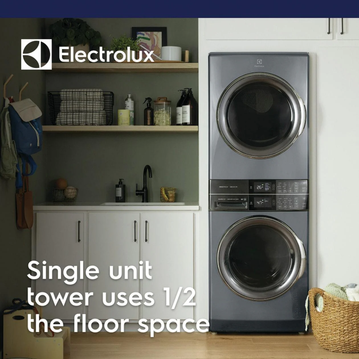 Electrolux ELTE7600AT Laundry Tower Single Unit Front Load 4.5 Cu. Ft. Washer & 8 Cu. Ft. Electric Dryer - Image 14