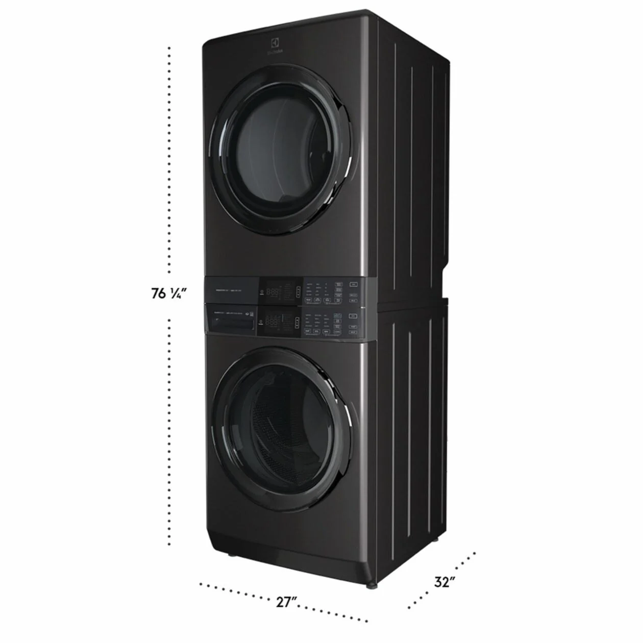 Electrolux ELTE7600AT Laundry Tower Single Unit Front Load 4.5 Cu. Ft. Washer & 8 Cu. Ft. Electric Dryer - Image 2