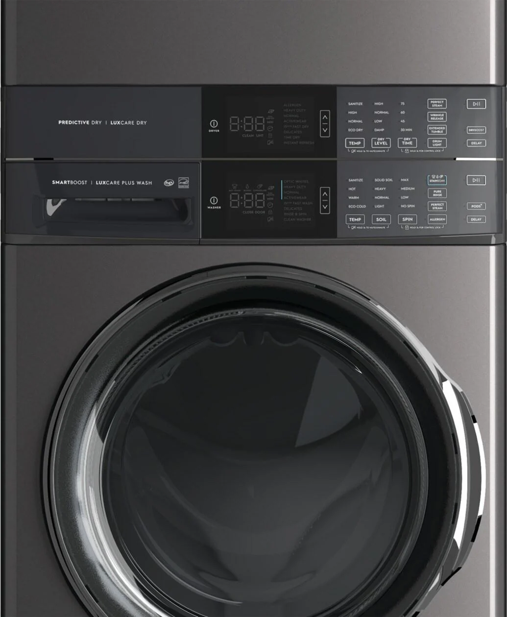 Electrolux ELTE7600AT Laundry Tower Single Unit Front Load 4.5 Cu. Ft. Washer & 8 Cu. Ft. Electric Dryer - Image 6