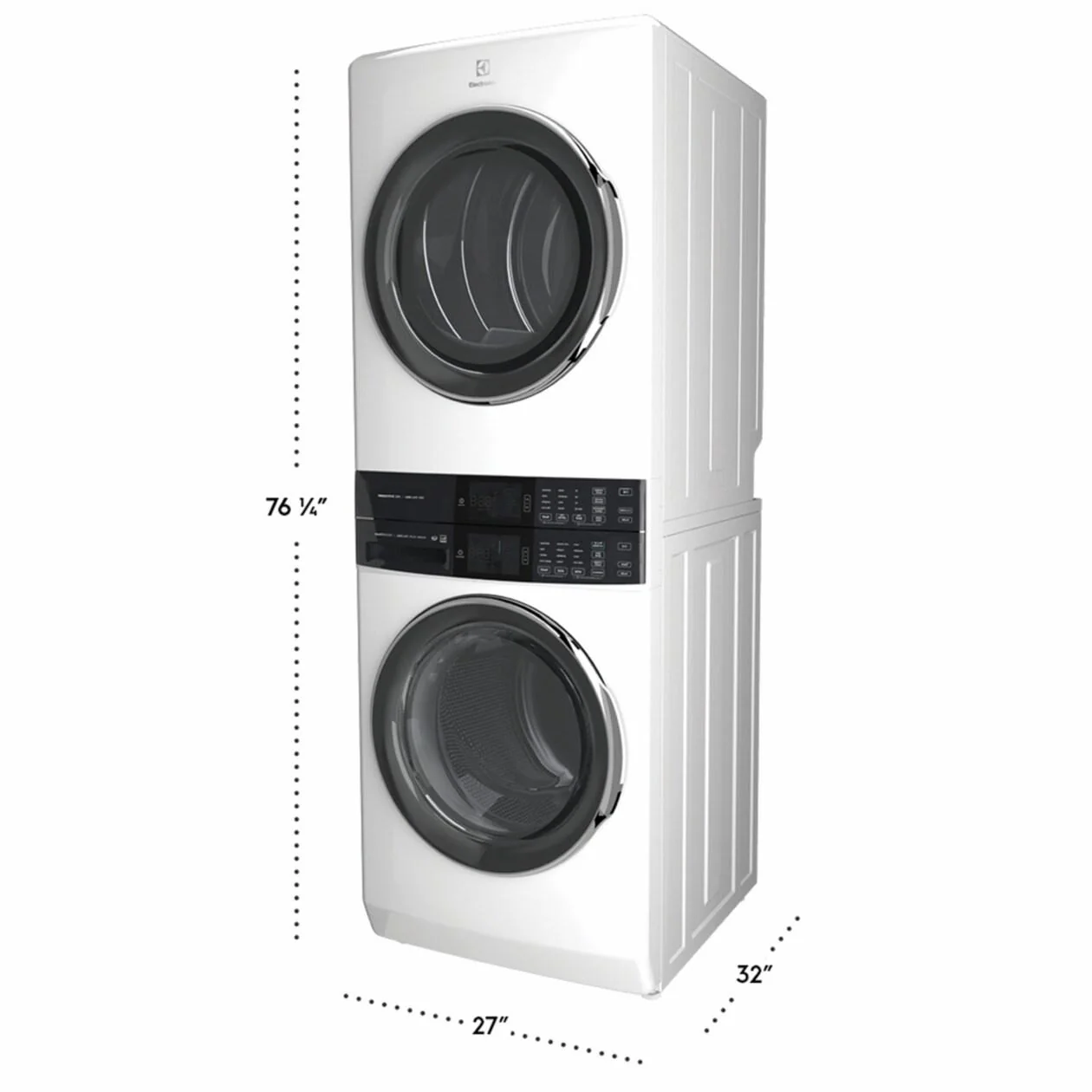 Electrolux ELTG7600AW Laundry Tower Single Unit Front Load 4.5 Cu. Ft. Washer & 8 Cu. Ft. Gas Dryer - Image 2