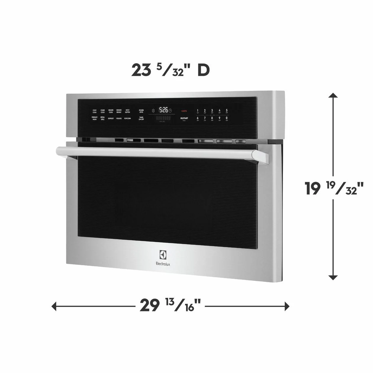 Electrolux EMBD3010AS 30" Built-In Microwave Oven with Drop-Down Door - Image 2