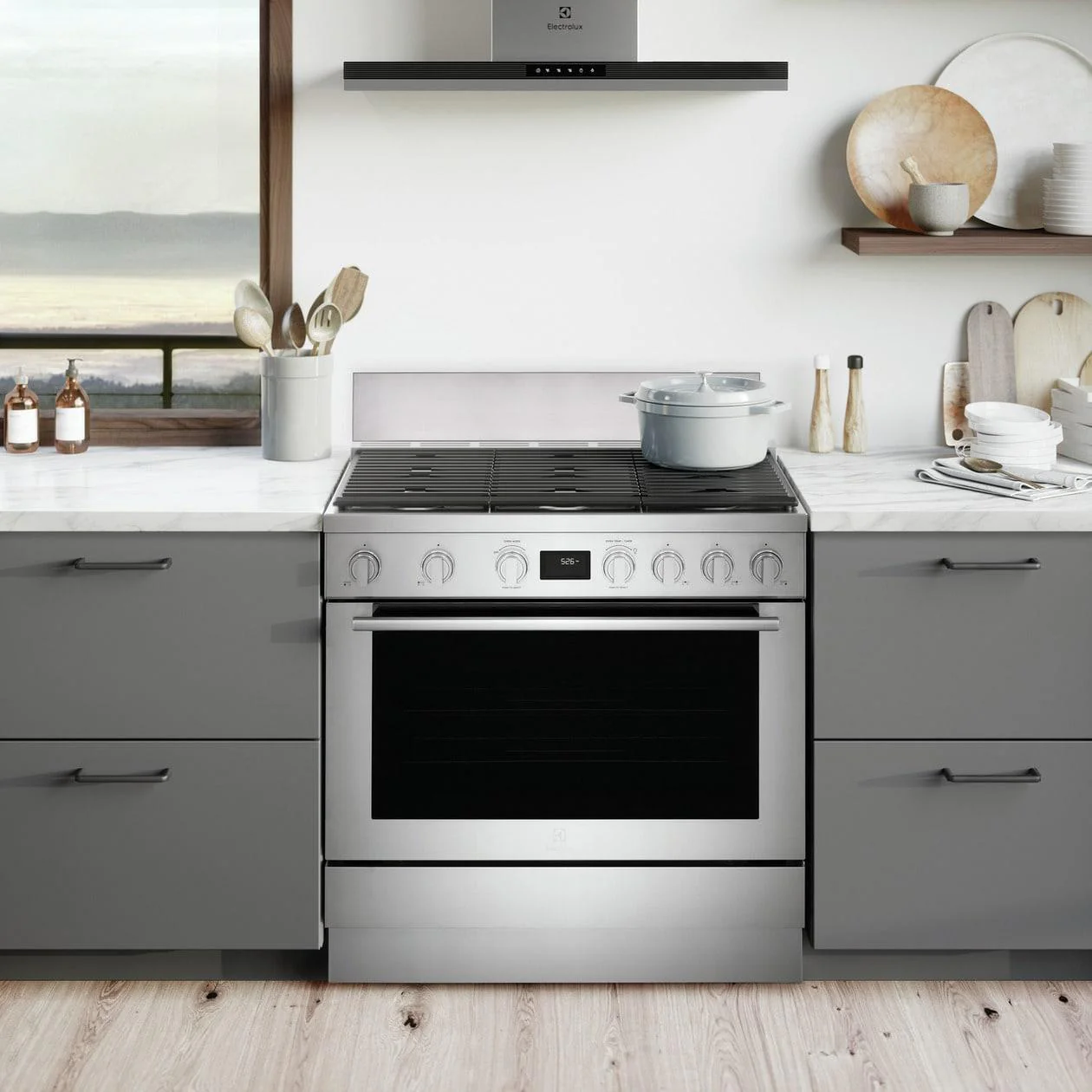 Electrolux LUX30BKGUD 30 Inch Stainless Steel Back Guard - Image 2