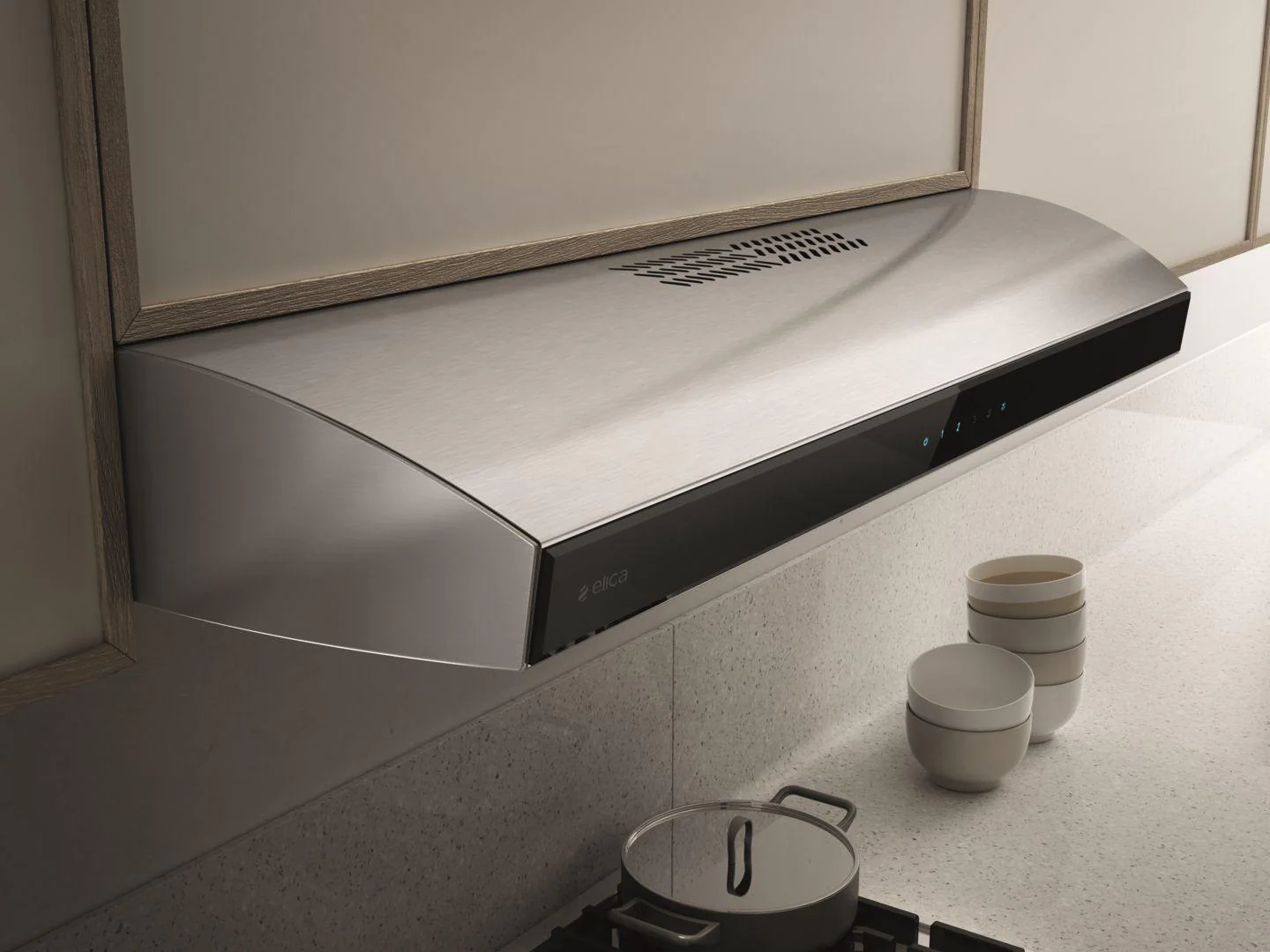 Elica EAI436SS ARIA Undercabinet Range Hood 36" wide - 400CFM - Image 3