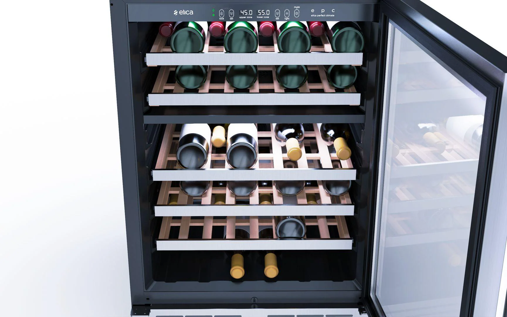 Elica EBS52SS1 Single Door, Dual Zone, Beverage and Wine Center - Image 9