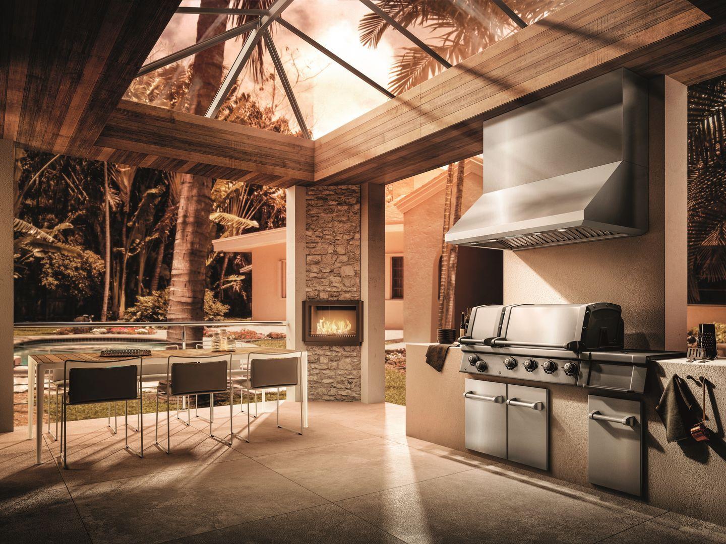 Elica ECP136SS CAPRI Outdoors Range Hood 36" wide - 1200CFM - Image 4