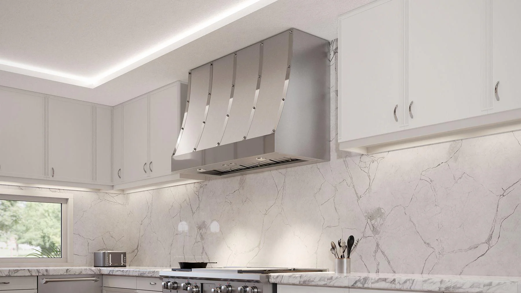 Elica ECTX36SS CATANIA Wall Mount Range Hood 36" wide - NACFM - Image 4
